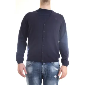 Blue K40103 Men's Cardigan