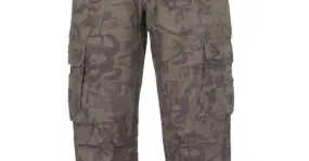 Women's Khaki Cotton 3/4 Pants Sizes S M