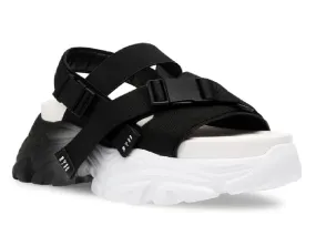 Sandalias Steve Madden Voltz Negro Para Mujer